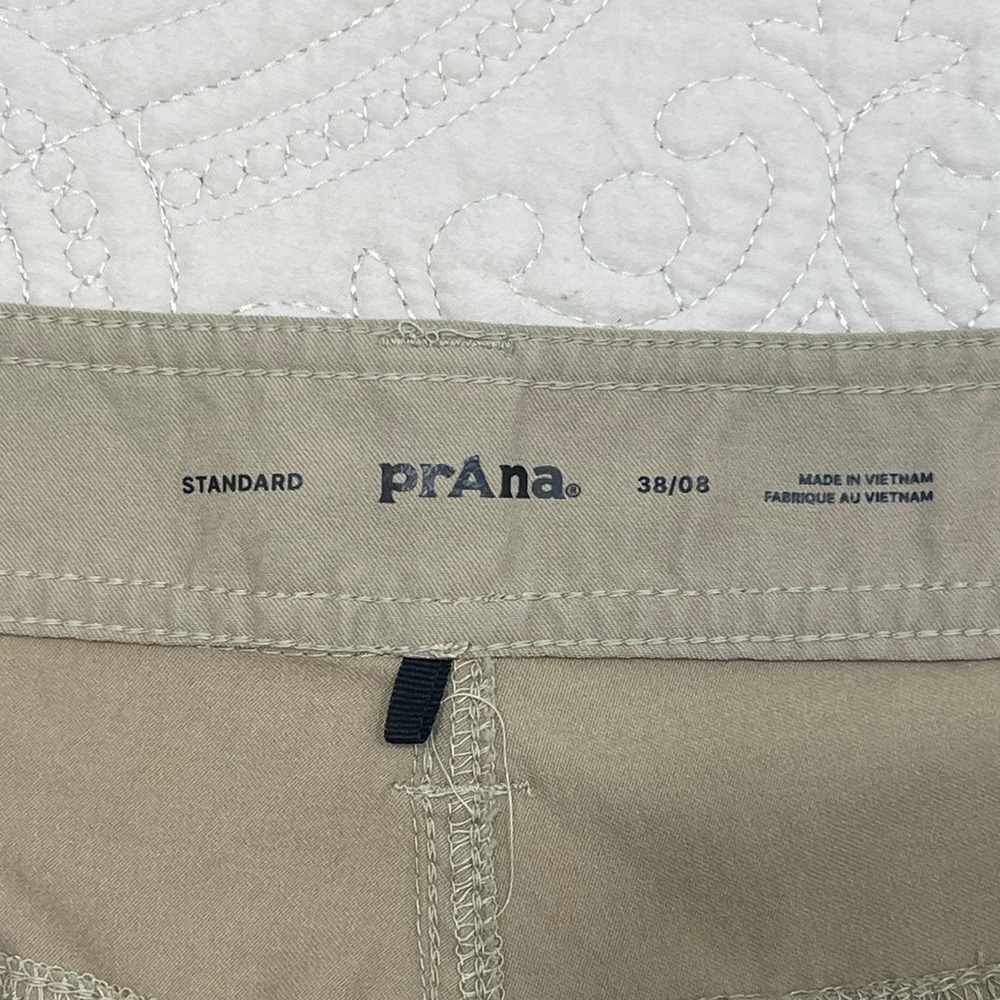 Prana Zion Shorts Mens 38 Tan Khaki ReZion Stretch Hiking Outdoor Camping - Picture 5 of 9